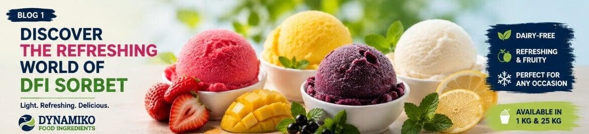 DFI SORBET PREMIX - REFRESHING FLAVOURS FOR EVERY OCCASION (1/3)